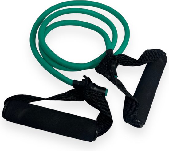 Set Weerstandsbanden met een sluiting en opening - Fitness elastiek met