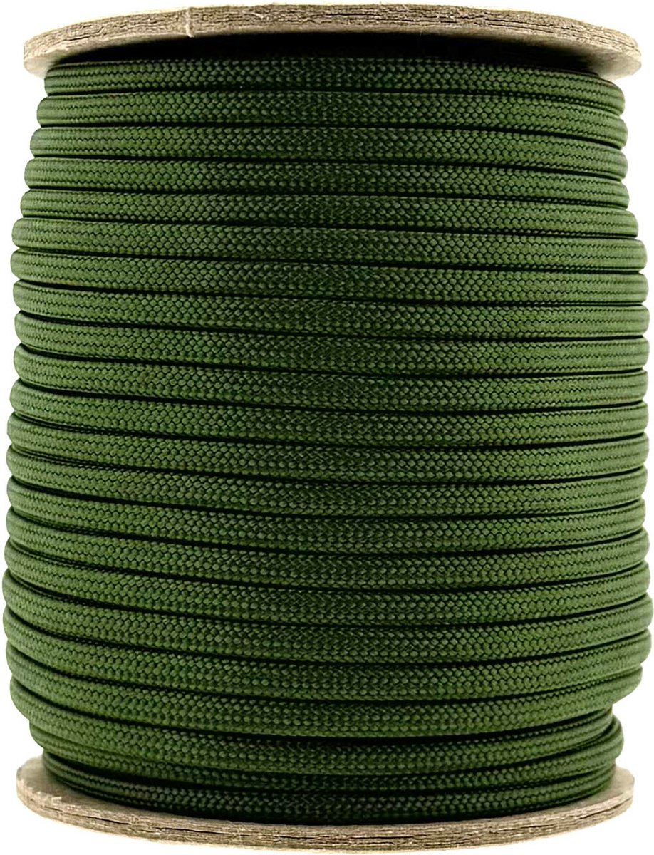 Paracord 550 type III Forest Groen-30 mtr