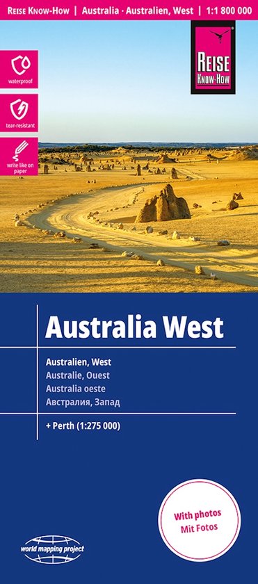 Australia, West (1:1.800.000) - cover