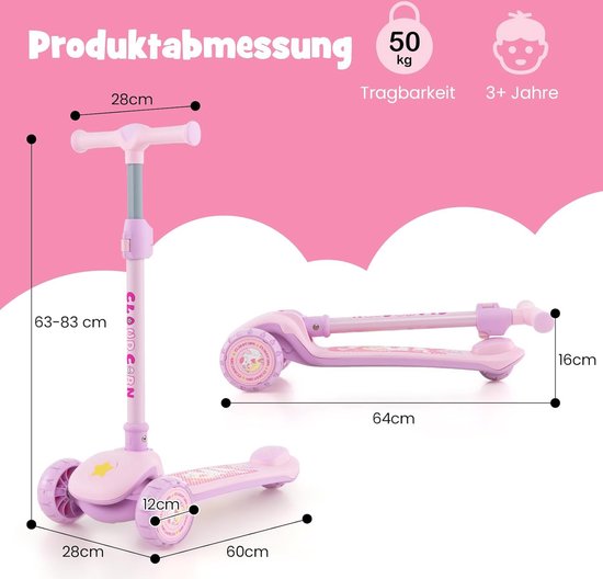 Muuwmi Kinderstep 120 mm blauw - kopen bij