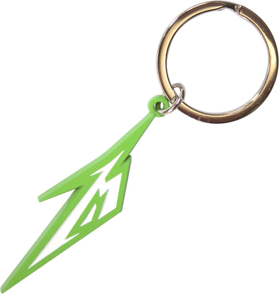 Metallica - M Logo Sleutelhanger - Groen