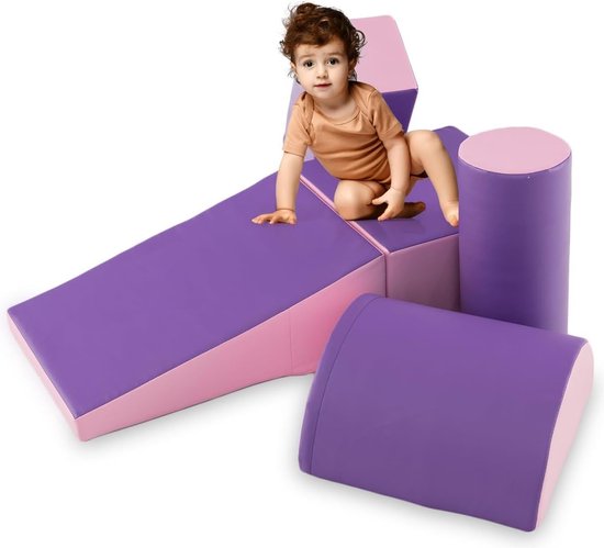 Set grote zachte bouwstenen 32 Q blocks - educatief en duurzaam materiaal
