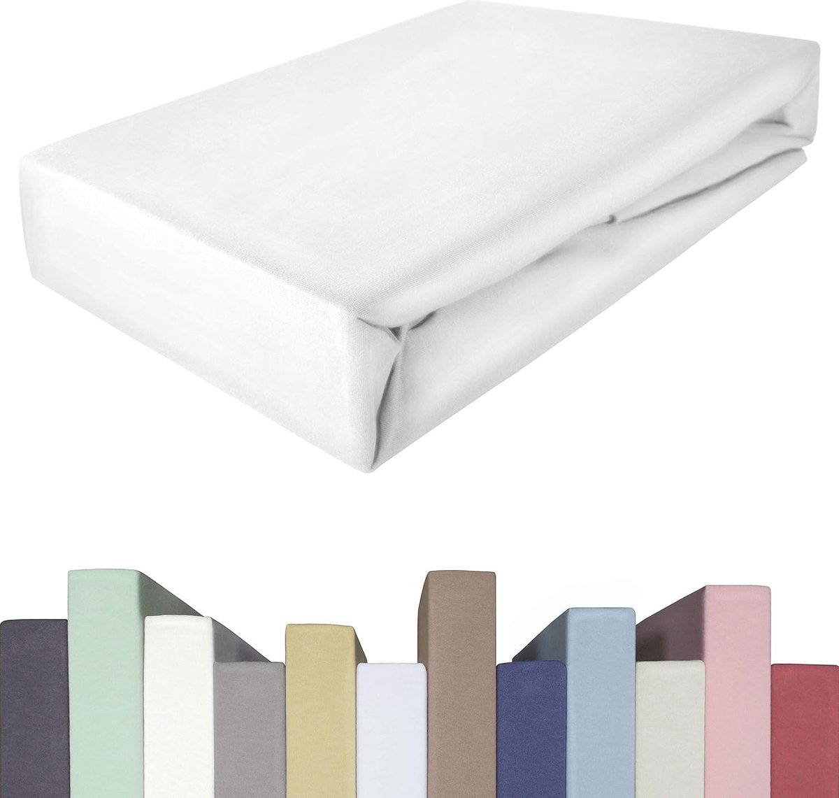Goodivery ® Luxe Hoeslaken voor Boxspring en Matras tot 40 cm Hoog, Stretch Katoen, Zware Jersey