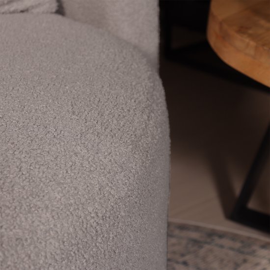 Fauteuil causeuse teddy gris fauteuil pivotant