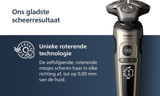 Philips Shaver S9000 Prestige Series SP9883/35 - Elektrisch scheerapparaat - Met uitklapbare trimmer - Neustrimmer opzetstuk - mannen