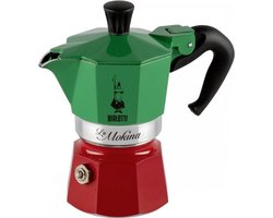 Bialetti - La Mokina - Percolator - Tricolore - 1 espresso