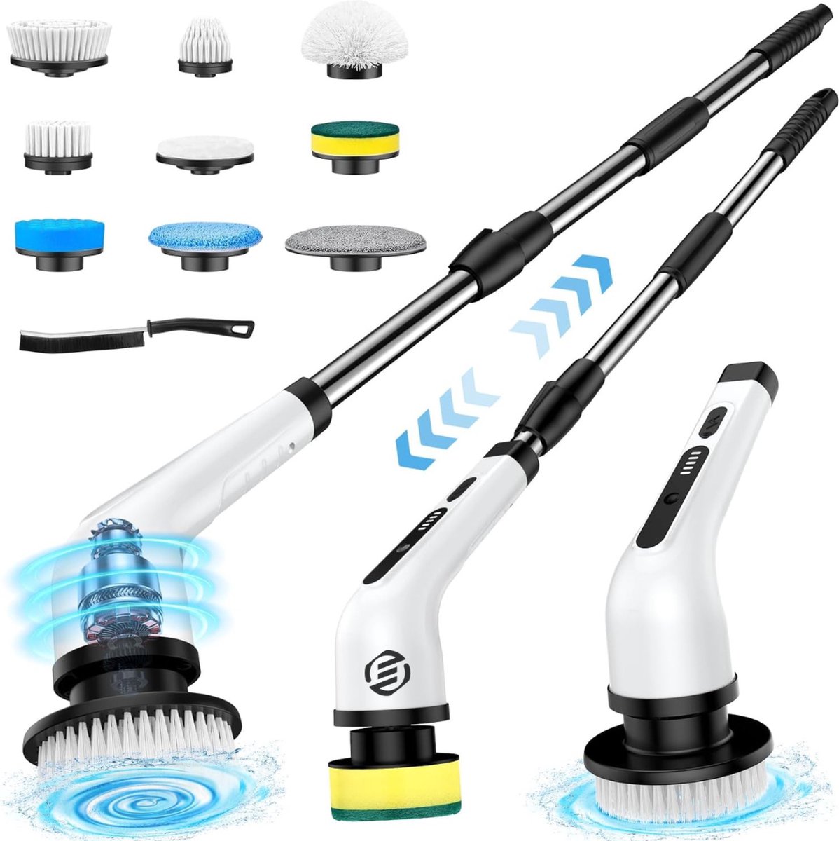 Goedkoopste Elektrische Spinschrobber- Spinning Schrobber - Elektrische Spin Schrobber - Draaiende Schrobber - Elektrische Schrobber - Schrobmachine - Poetsmachine - Schrobber - Elektrische Schrobborstel - Scrubber - Boenmachine - Spinscrubber - Elektrische Scho