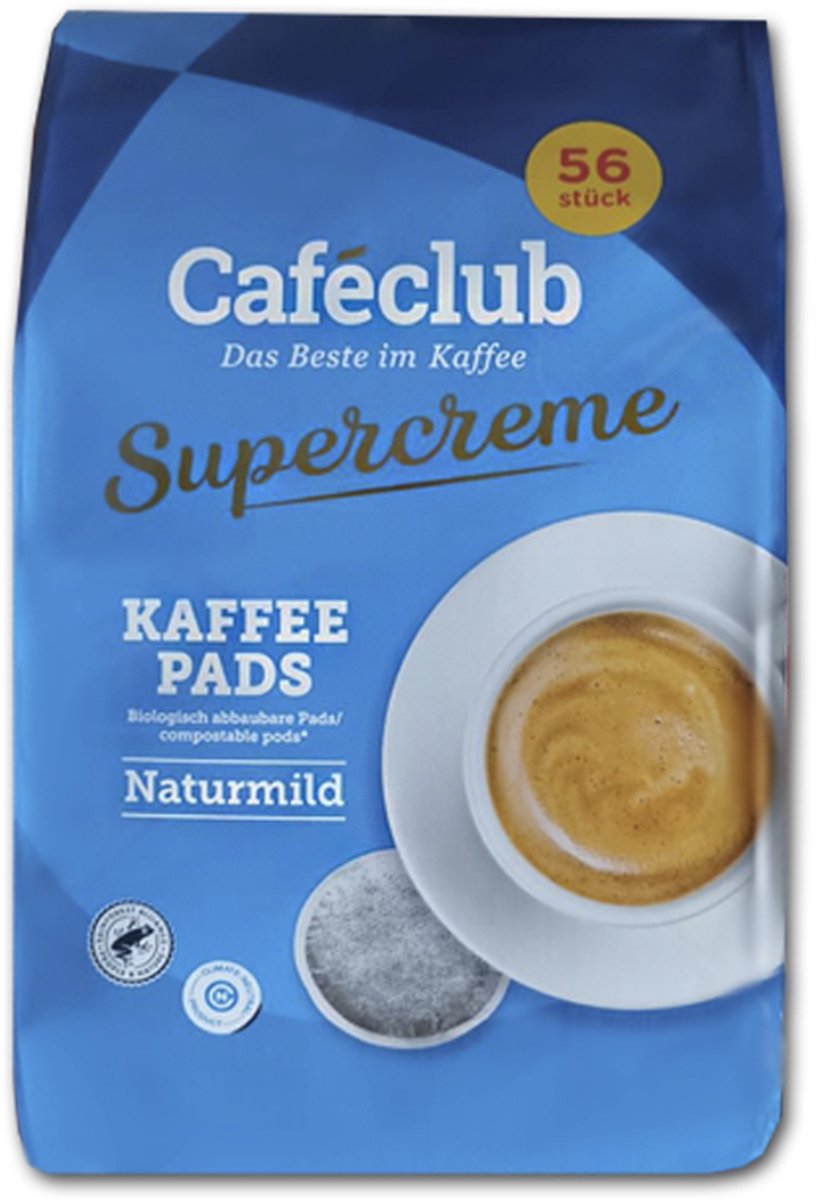 Caféclub Supercreme Naturmild 5 x 56 Koffiepads