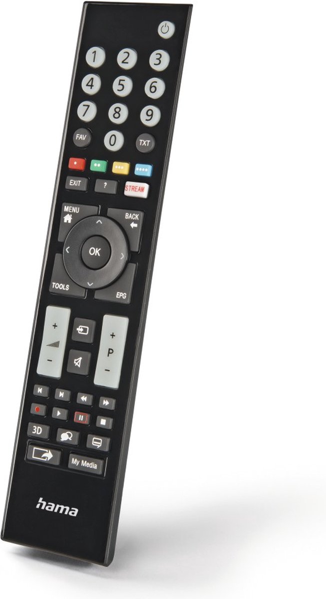 Hama Universele afstandsbediening - kopie van Grundig afstandsbediening - lichtgevende toetsen - incl 2 AAA batterijen