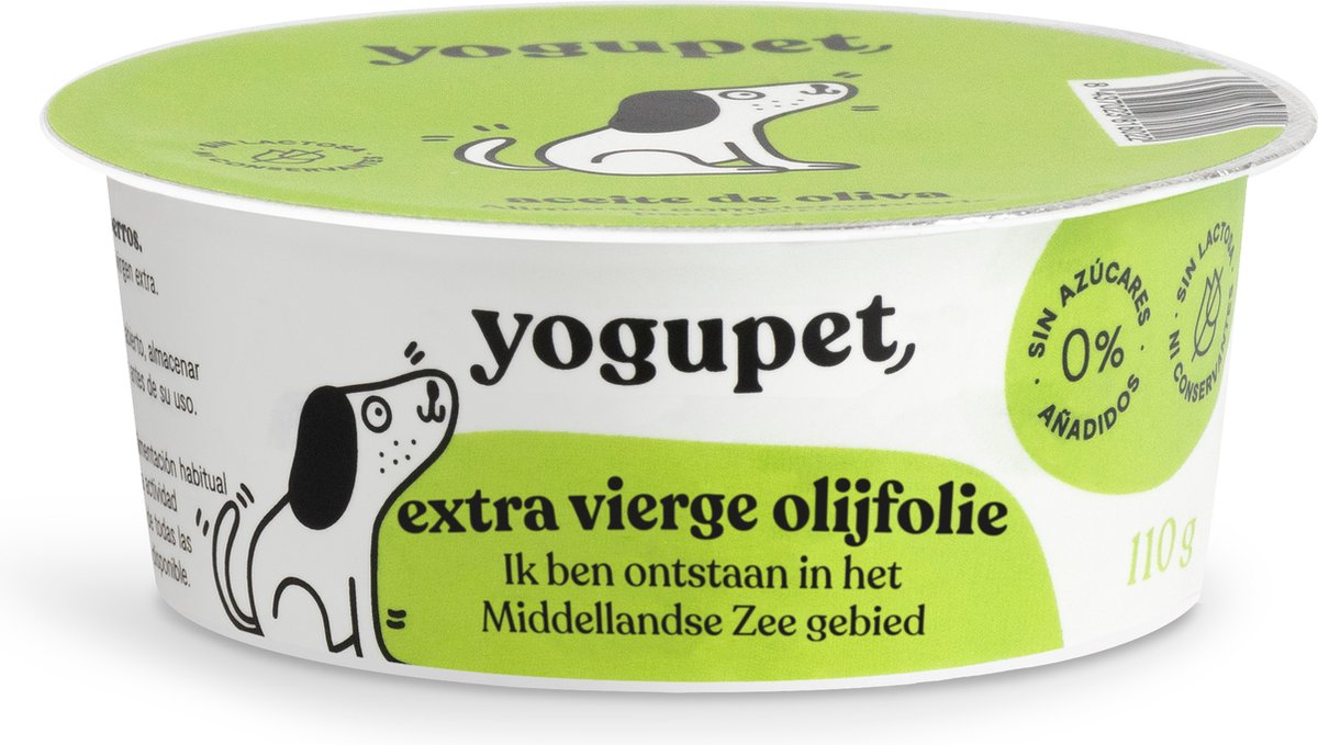 Yogupet Yogupet Dog OlivePet - 1 x 110 gr - Natvoeding Voor Honden