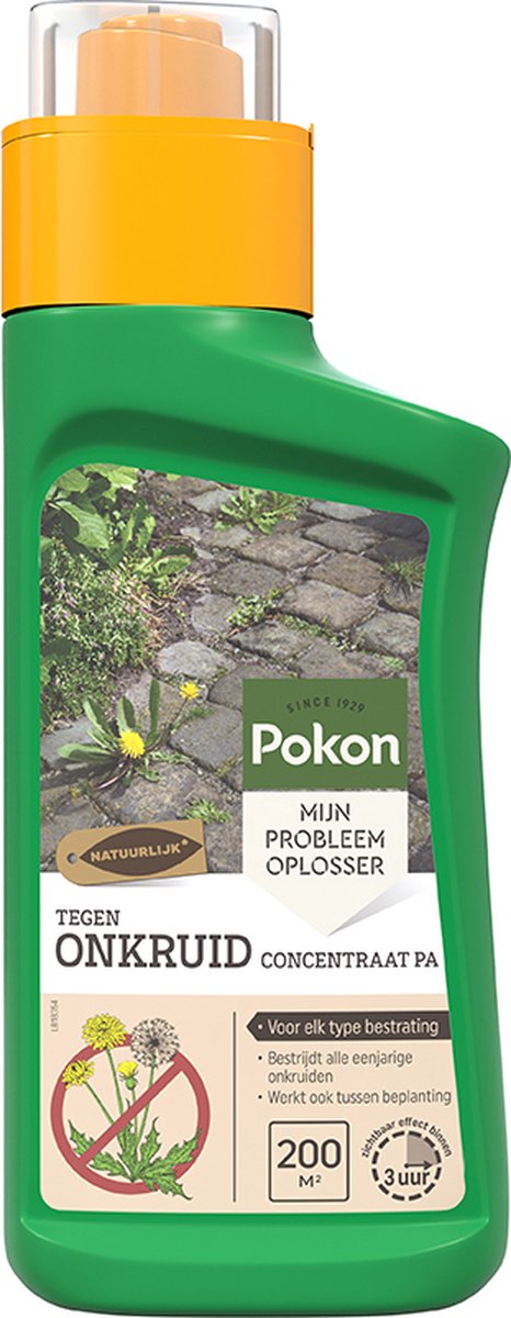 Pokon tegen Onkruid - Concentraat - 450ml - Onkruidbestrijding - Natuurlijk - Voldoende voor 200m²