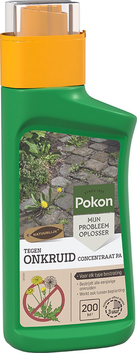 Pokon tegen Onkruid - Concentraat - 450ml - Onkruidbestrijding - Natuurlijk - Voldoende voor 200m² van Merkloos	 — afbeelding 2