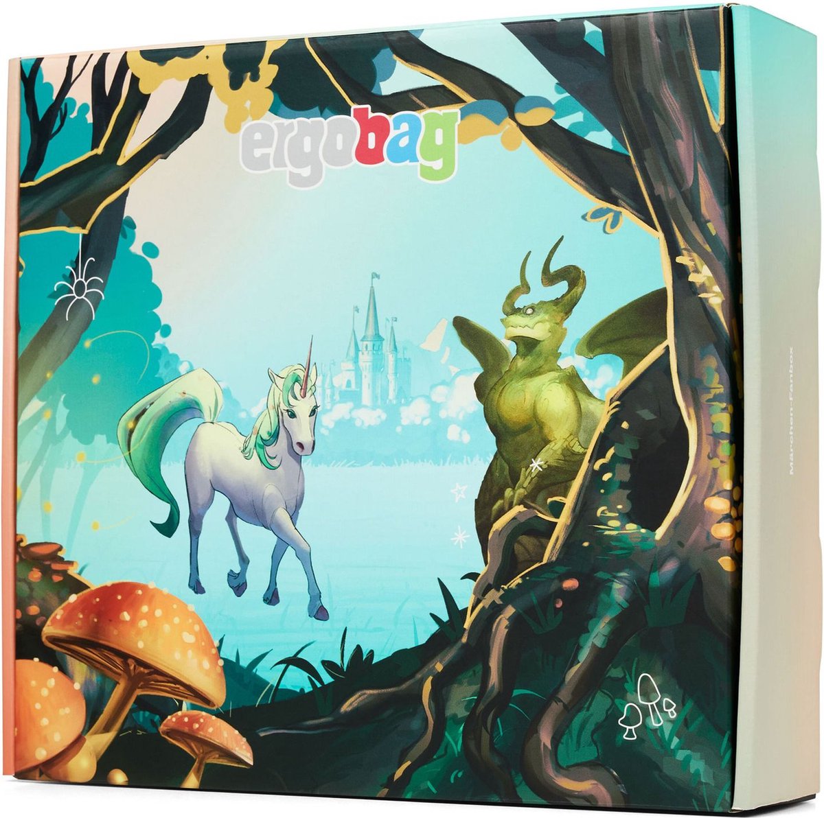 ergobag Schooltas accessoires Drinkfles Fan Box Märchen Blauw
