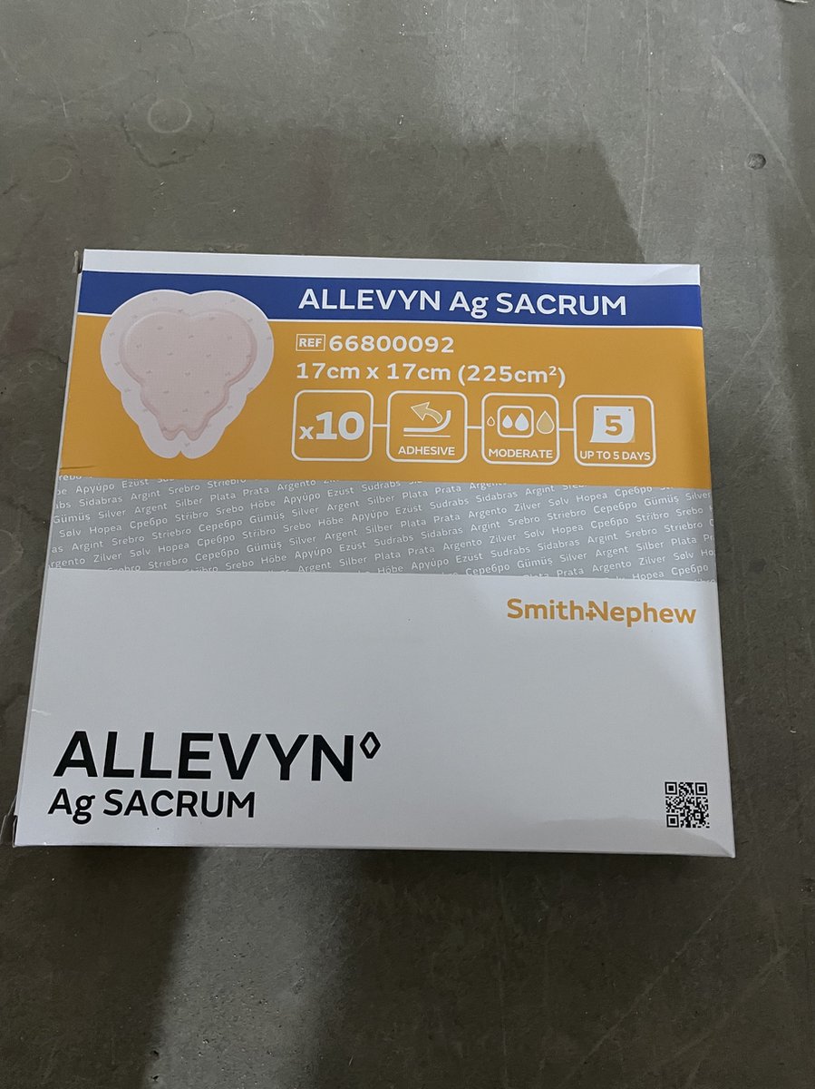 Goedkoopste S&N - ALLEVYN Ag Sacrum klein - 17 x 17 cm - 10 stuks in een doos