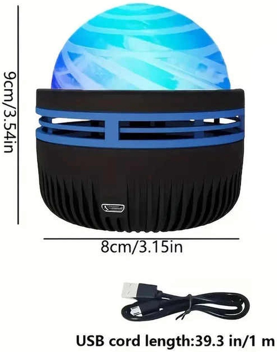 Astro Dreamer Sterrenhemel Projector - Galaxy Star - Noorderlicht - Starry Sky Light - LED-nachtlampje - Slaapkamer Kamer Decoractie - Geschikt ook voor Cadeau - Met Afstandsbediening – foto 5