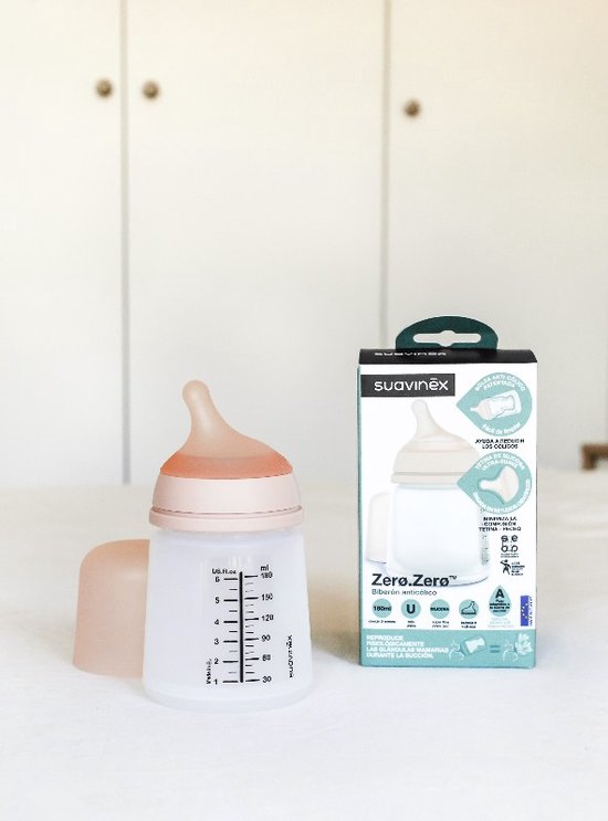 Suavinex Zero.Zero Anti-Colic Adaptable Flow Zuigfles 180ml SXZBRF049993 van Suavinex — afbeelding 5