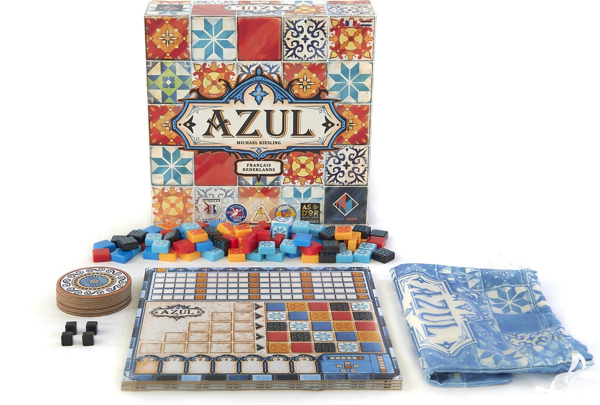 Next Move Games Azul - Tactisch bordspel voor 2-4 spelers - Vanaf 8 jaar — afbeelding 8