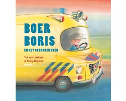 foto van Boer Boris en het gebroken been