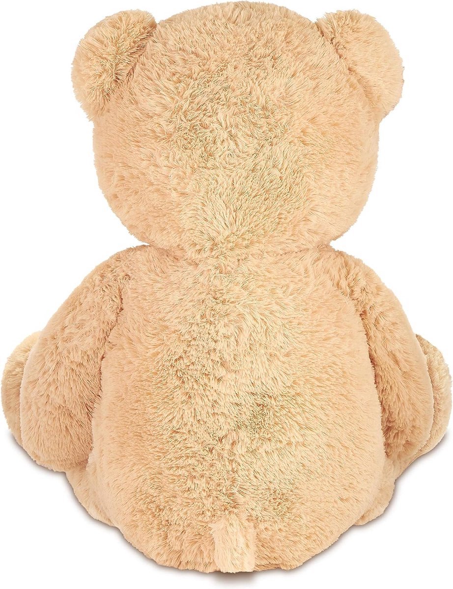 BRUBAKER XXL Beige Knuffel Beer 100cm Met hart "Ik hou van je" - Cadeau - Valentijn — afbeelding 5