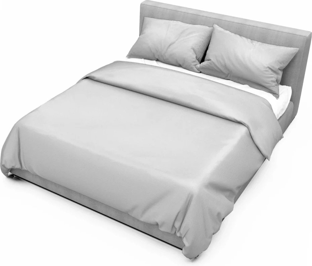 Dream Sheets Marrakesh - Dekbedovertrek 200 x 200/250 - Katoen Satijn - Tweepersoons - Stone Grey - Grijs