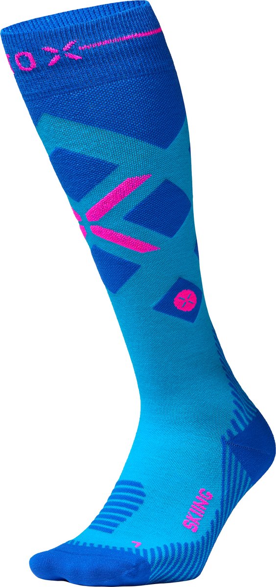 STOX Energy Socks Skisokken Dames Compressiekousen Merino Wol Sokken Ski & Snowboard Compressie Sokken : 40-43 1 Paar Turquoise
