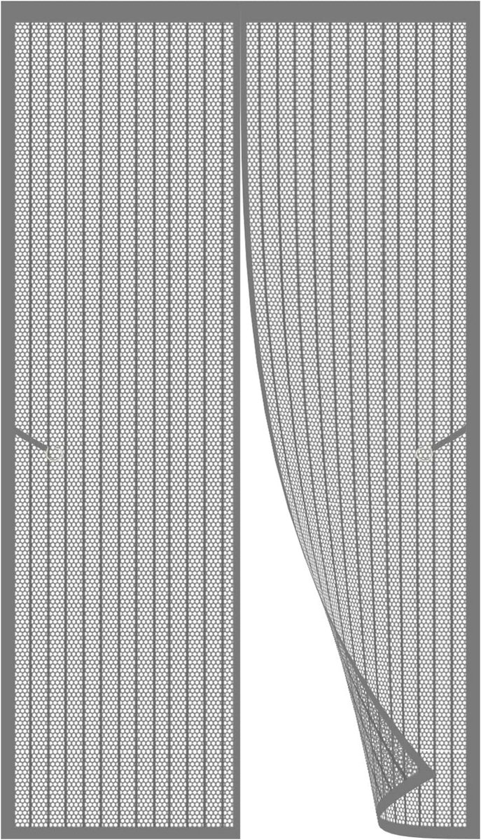 Magnetisch Vliegengaas Deur 95 x 280 cm - Insectenwerend Scherm Voor Deur Zonder Boren