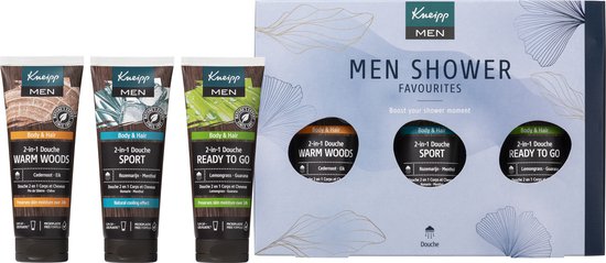 Kneipp Men - Geschenkset Shower Favourites - Inhoud 3 x 75 ml