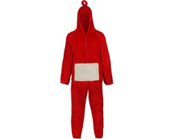 Carnavalskleding - Onesie - Kostuum - Rood - Heren - XL - 186 - 200 cm - Verkleed als Teletubbies Po