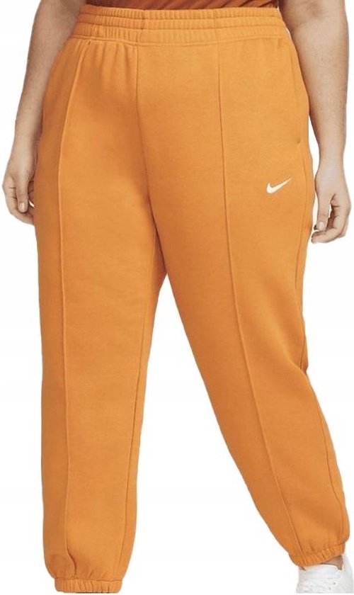 Dames trainingsbroek nike fleece sweatpants oranje (plus size) 1x