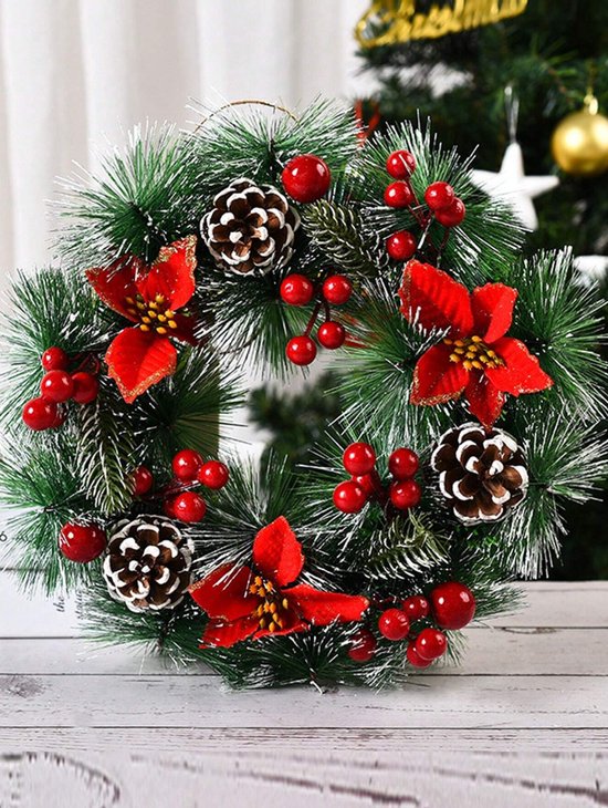 Kerstkrans Neutraal met Eucalyptus | Woondecoratie & Groendecoratie | Glorious Home