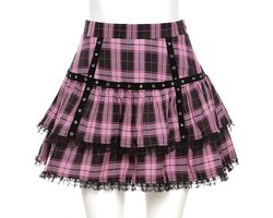 Anime cosplay rok vrouwen - Polyester - Gothic - Hoge taille - Kostuum - Voor haar - Voor XXL en XXXL