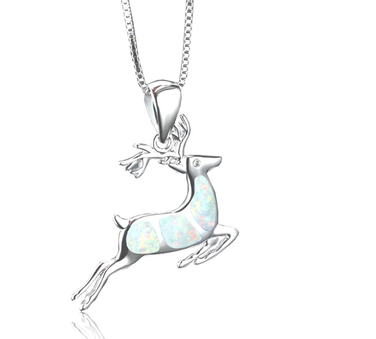 Ketting met hanger rendier