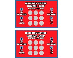 Erotische kraskaart - Seks posities - Koppels en stelletjes - Sex spel - Blowjob - Massage - Cadeau