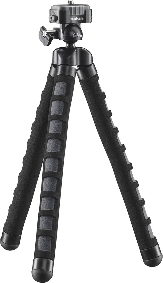 Lichtgewicht Flex Statief met 360° Kogelkop voor Camera's en Smartphones