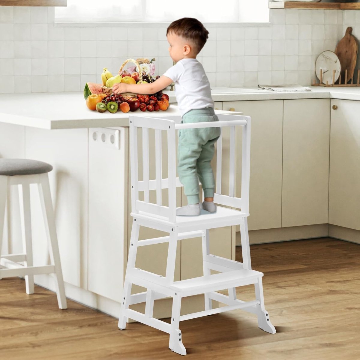 Solacis Leertoren opvouwbaar - Montesorri - Learning tower - Leertoren - Keukenhulp - Must have!