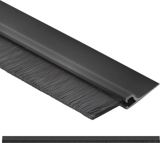 Deurrubber aan de onderkant- 100 x 5 cm- zelfklevend- flexibele