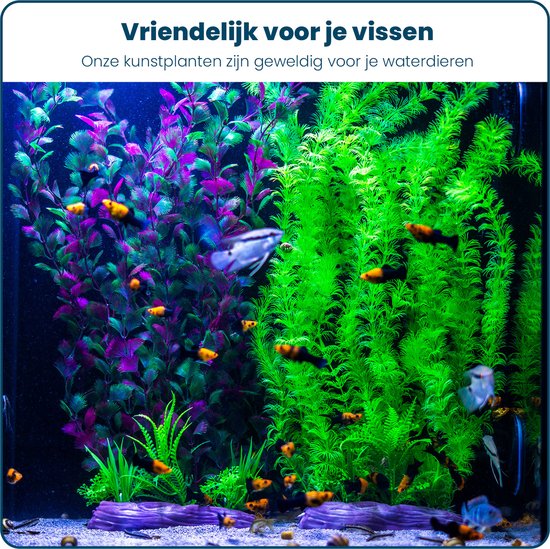 Wit | Aquarium kunststof planten kopen? .. Laagste prijsgarantie