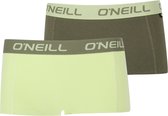 Bol.com O'Neill Dames Boxershort 2-Pack Groen - Maat M aanbieding