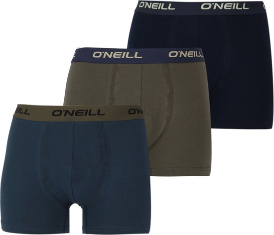 O'Neill Lot De 3 Boxers Homme - 95% Coton, Confortable Et Respirant