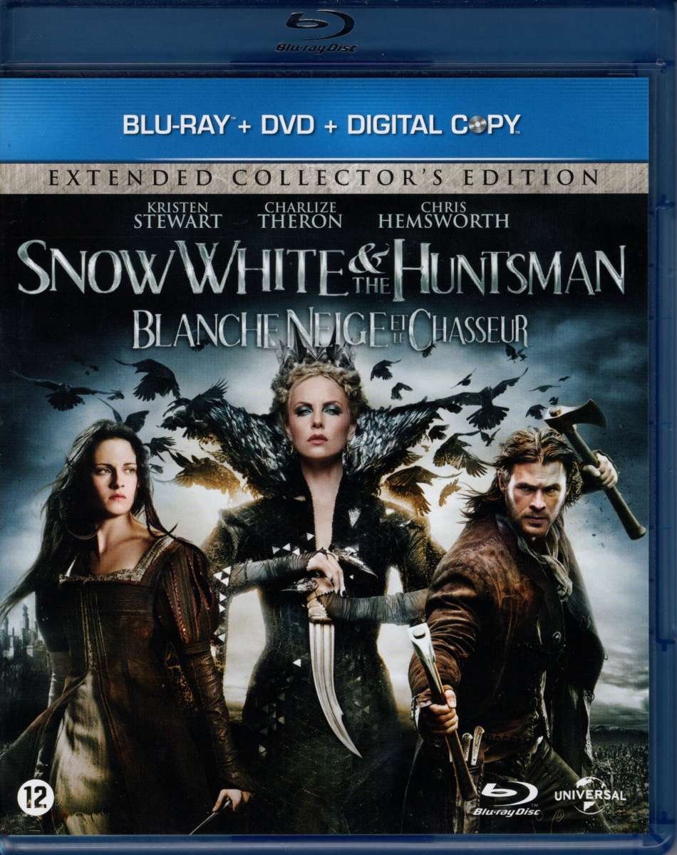 Snow White And The Huntsman Extended collector's Edition BL-Ray - DVD - Digital copy