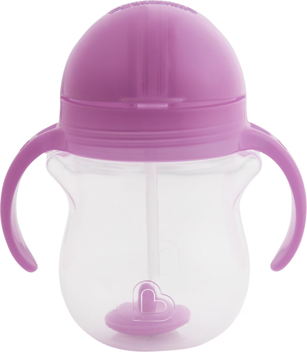 Goedkoopste Munchkin Click Lock Tip & Sip Straw Beker - Purple