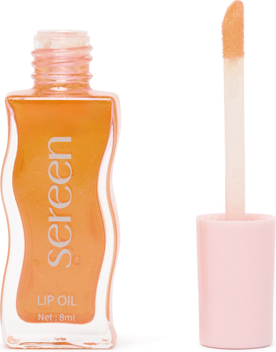 Goedkoopste Sereen - Lipgloss - Hydrating Lip Oil - Peach Fruit - 8 Ml - Lip Olie - Perzik - Cadeau voor vrouw