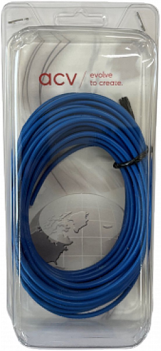 stroomkabel 2.5mm blauw 10 mtr in blister