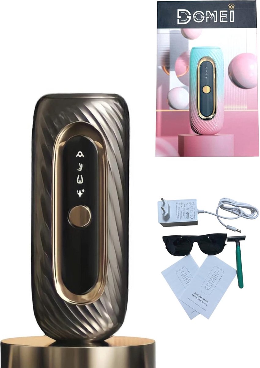 Pijnloze IPL Epilator met Koude Technologie voor Ontharing en Huidverjonging