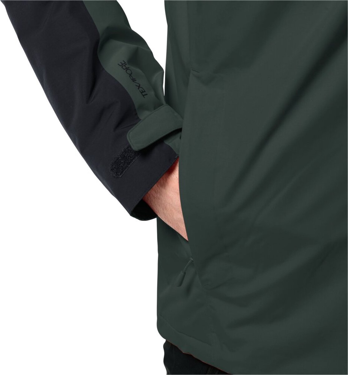 Jack Wolfskin Jasper Insulated Jacket -Outdoorjas Heren Groen
