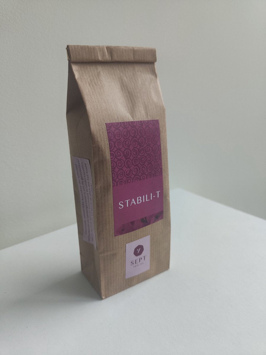 Sept Skin Tea Stabili-T (navulverpakking) - Groene thee - Gunpowder - 100 gram - Ginseng - Ceylon kaneel - Appel - ondersteunt het welzijn voor een stabiele bloedsuikerspiegel
