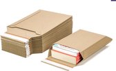 25 Kartonnen Enveloppen/ Verzendenvelop Formaat A4+ - 23,5 x 34 x 3,5cm Bruin