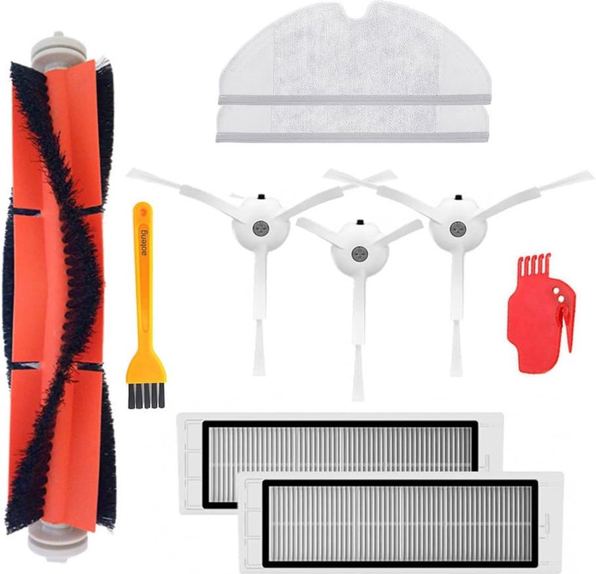 Accessoireset voor XIAOMI MI S6 S5 S50 E25 E20 E35 -Vacuüm Onderdelen Accessoires Zijborstel HEPA-Filter Hoofdborstel Mop Doeken