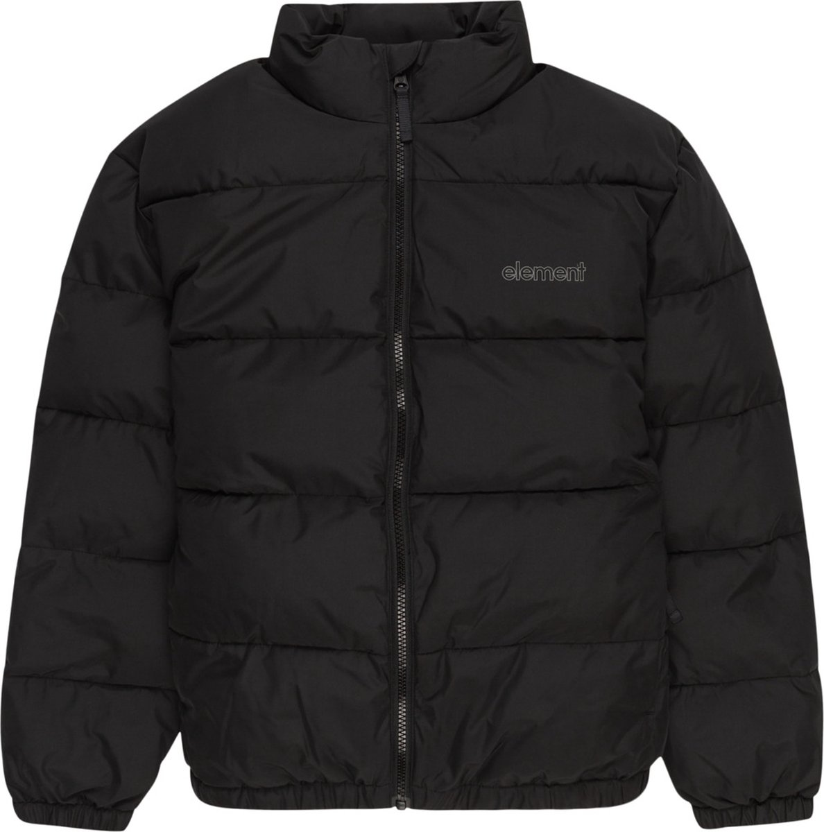 Element Classic Puffa Jas 12 Years Jongen Zwart