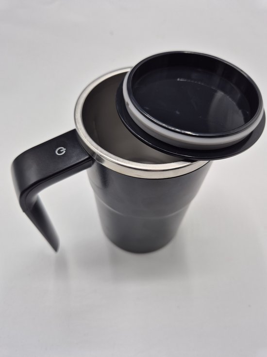 AureusX - Superhandige Automatisch Roerende Mok - Temperatuur - Cadeau - Koffie - Thee - Magneet - Oor - Koffiemok - Koffiemokken - Theeglas - Theemok - Kado - Gift - To-go - Cup - Sensor